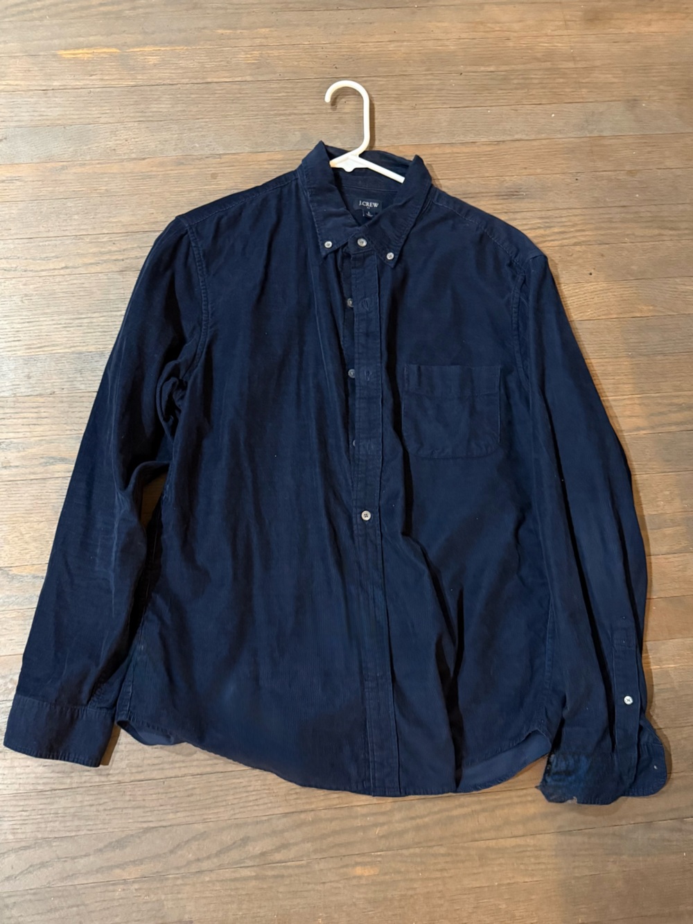 J. Crew Deep Navy Long-Sleeve Button-Down Shirt